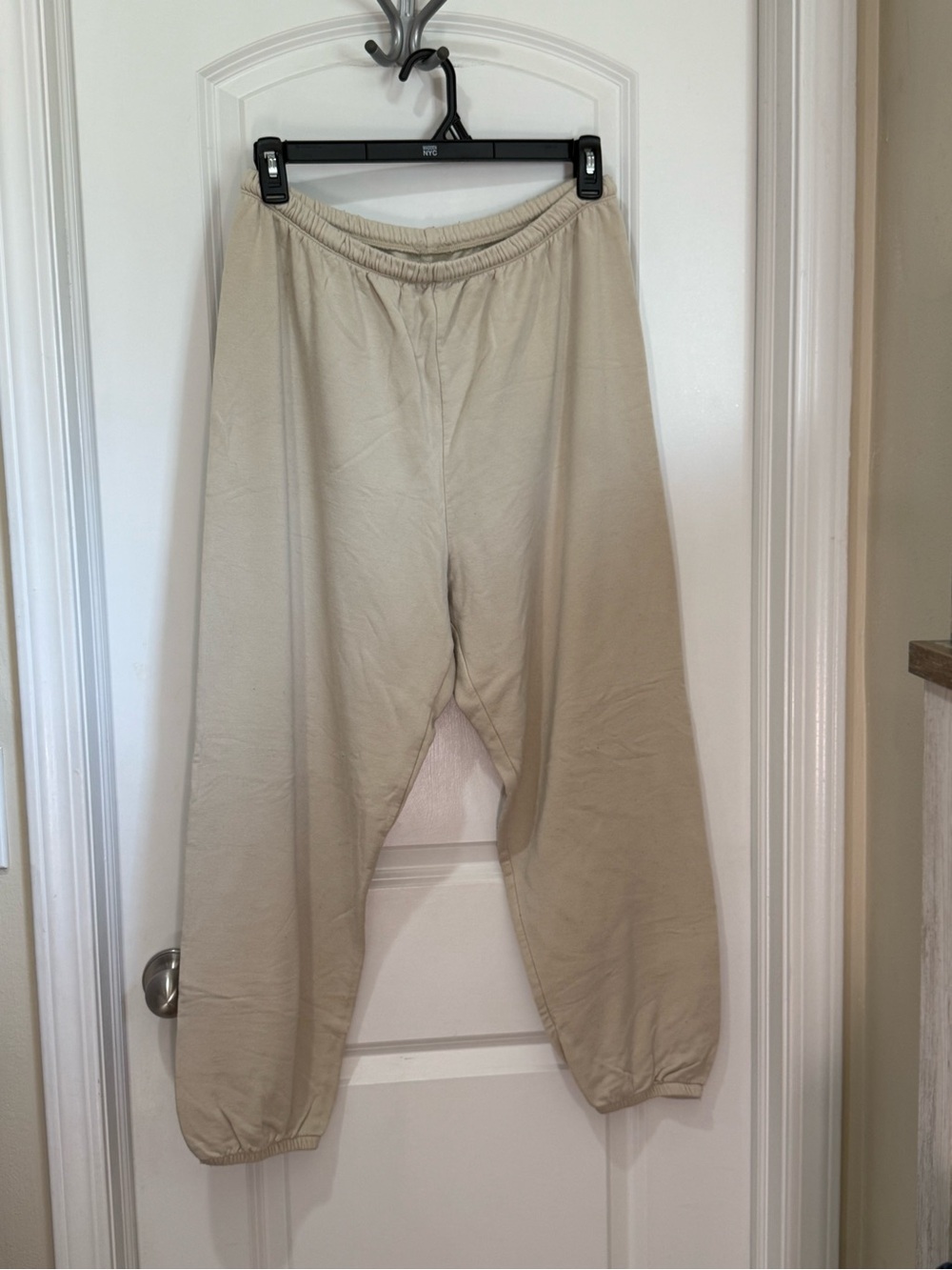 Aerie Beige Elastic Waist Lounge Pants